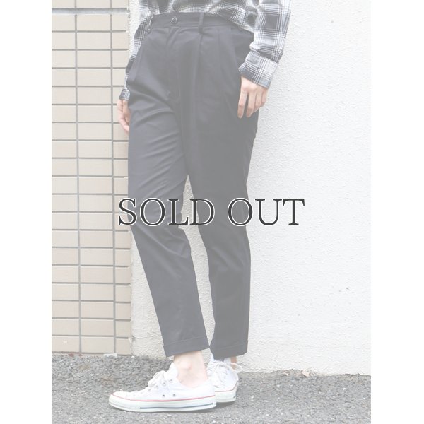 画像3: イタリアBESTE社 コットンツイル 2タックアンクルパンツ［Lady's］【送料無料】/ Audience