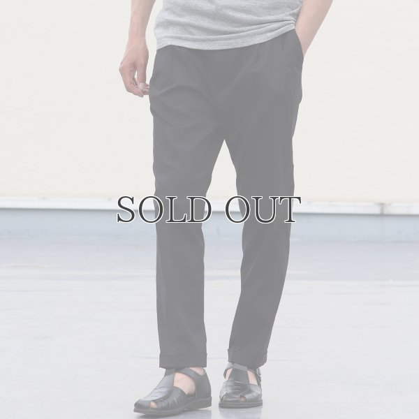 画像3: イタリアBESTE社 コットンツイル 2タックアンクルパンツ / Audience