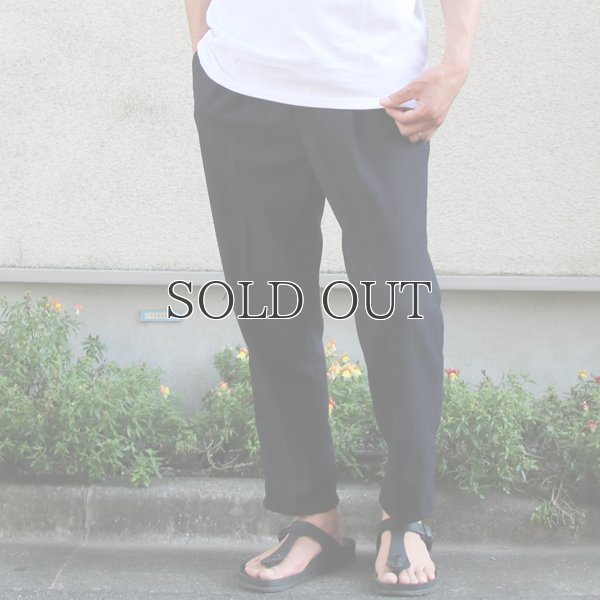 画像5: ギャバジンストレッチワイドテーパードイージーパンツ【MADE IN JAPAN】『日本製』/ Upscape Audience