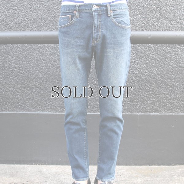 画像7: ヴィンテージ加工BIG RED LINE（赤太耳セルヴィッチ) ストレッチデニムアンクルパンツ 【送料無料】/ Audience