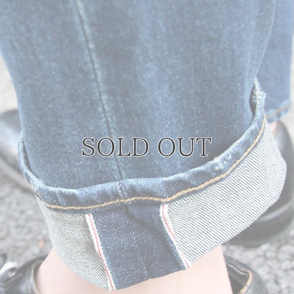 画像15: ヴィンテージ加工BIG RED LINE（赤太耳セルヴィッチ) ストレッチデニムアンクルパンツ 【送料無料】/ Audience