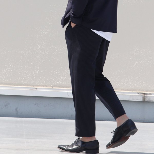 画像8: ファインギャバジンストレッチ2タックワードテーパードパンツ【MADE IN JAPAN】『日本製』【送料無料】 / Upscape Audience