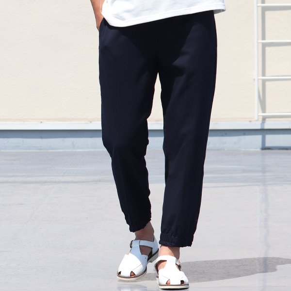 画像3: 【RE PRICE/価格改定】ギャバジンストレッチ イージー トラックアンクルパンツ【MADE IN JAPAN】『日本製』 / Upscape Audience