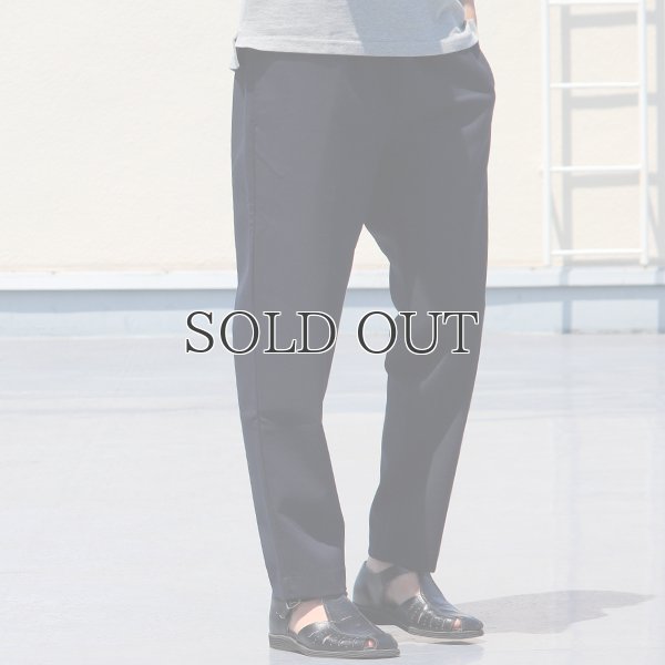 画像4: ギャバジンストレッチ イージー テーパードアンクルパンツ【MADE IN JAPAN】『日本製』 / Upscape Audience