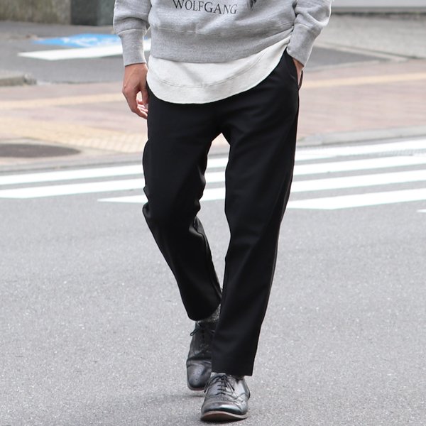 画像4: ギャバジンストレッチ イージー テーパードイージーアンクルパンツ【MADE IN JAPAN】『日本製』 / Upscape Audience