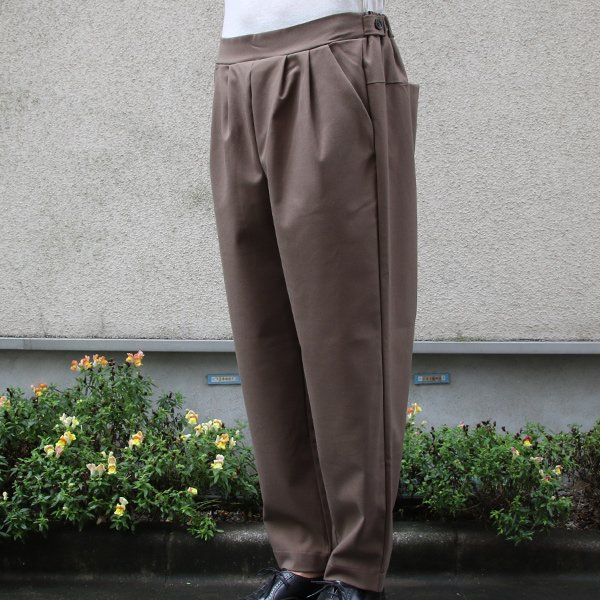 画像15: ギャバジンストレッチワイド2タック グルカイージー アンクルパンツ【MADE IN JAPAN】『日本製』【送料無料】/ Upscape Audience