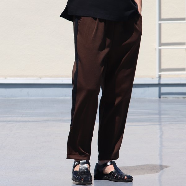 画像9: 4段スムース ライン 2タック トラック イージーアンクルパンツ【MADE IN JAPAN】『日本製』 / Upscape Audience