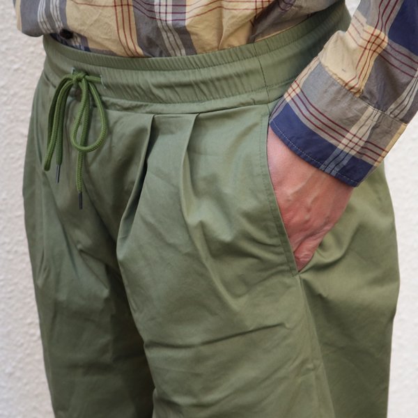 画像17: グリストーン・ダブル コットンナイロン高密度ギャバ 2タックワイド イージーアンクルパンツ【MADE IN JAPAN】『日本製』【送料無料】/ Upscape Audience