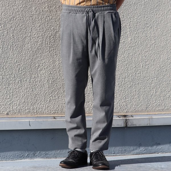 画像10: ギャバジンストレッチ タッグテーパード イージーアンクルパンツ【MADE IN JAPAN】『日本製』【送料無料】/ Upscape Audience