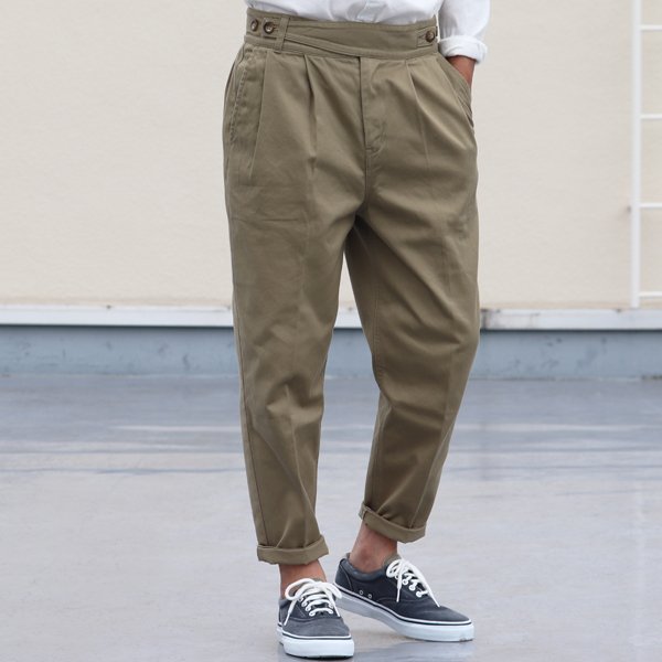 画像15: 30/2ウエポン タックワイド グルカ アンクルパンツ【MADE IN JAPAN】『日本製』【送料無料】  / Upscape Audience