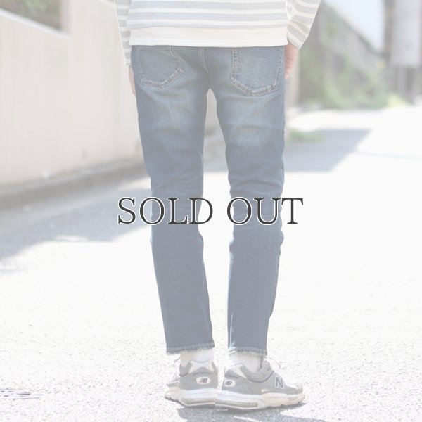 画像4: 赤耳（セルヴィッチ）ヴィンテージ加工ストレッチデニムアンクルパンツ 【送料無料】/ Audience