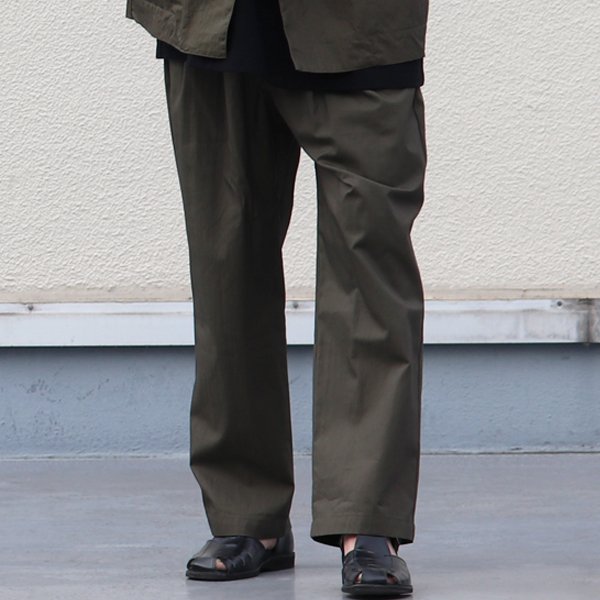 画像10: グリストーンW 綿ナイロン高密度ギャバ 2タック ワイドパンツ【MADE IN JAPAN】『日本製』/ Upscape Audience
