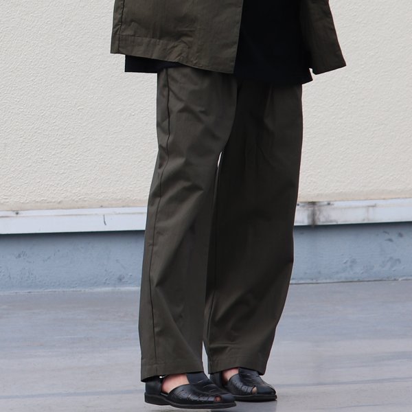 画像5: グリストーンW 綿ナイロン高密度ギャバ 2タック ワイドパンツ【MADE IN JAPAN】『日本製』/ Upscape Audience