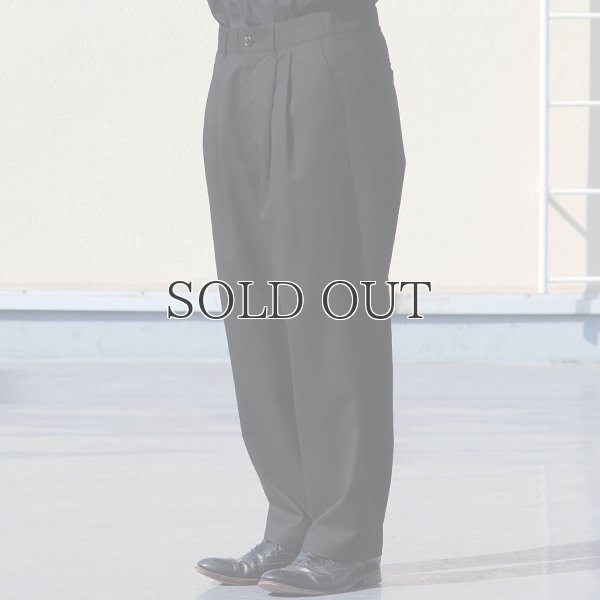 画像13: ギャバジンストレッチ 2タック イージーワイドパンツ【MADE IN JAPAN】『日本製』/ Upscape Audience