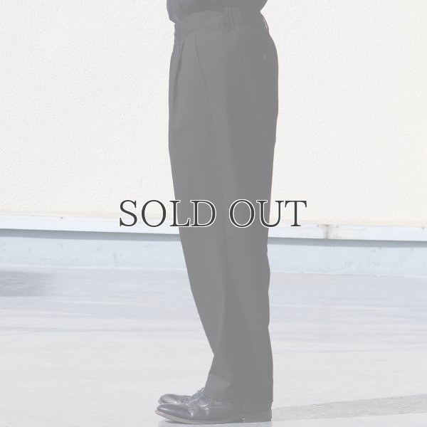 画像14: ギャバジンストレッチ 2タック イージーワイドパンツ【MADE IN JAPAN】『日本製』/ Upscape Audience