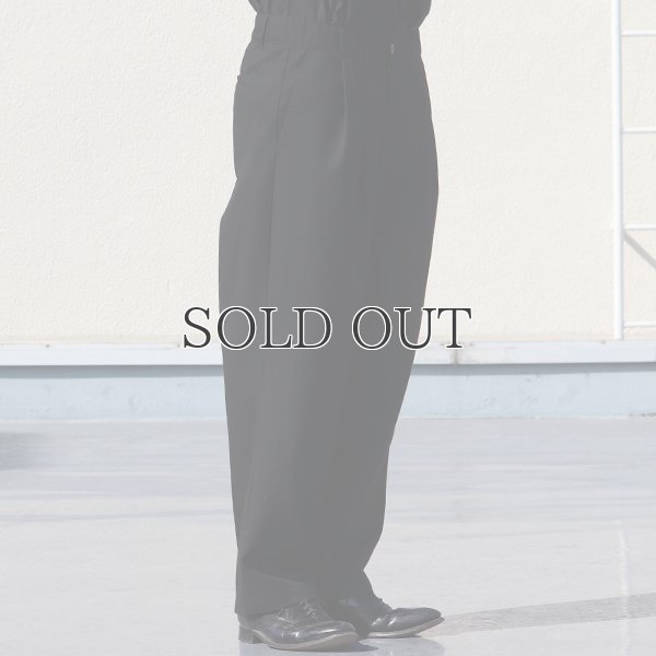 画像16: ギャバジンストレッチ 2タック イージーワイドパンツ【MADE IN JAPAN】『日本製』/ Upscape Audience