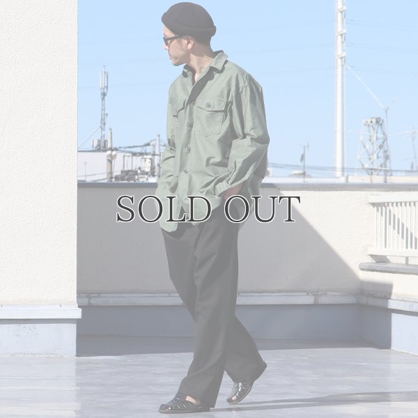 画像11: ギャバジンストレッチ 2タック イージーワイドパンツ【MADE IN JAPAN】『日本製』/ Upscape Audience