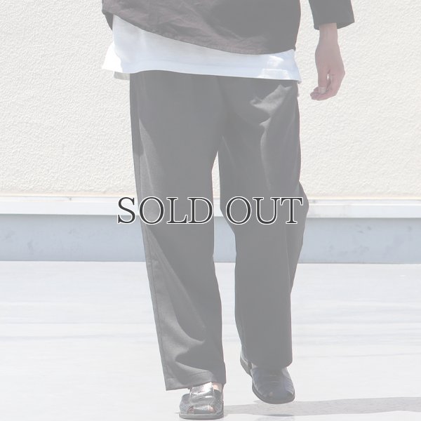 画像8: ギャバジンストレッチ 2タック イージーワイドパンツ【MADE IN JAPAN】『日本製』/ Upscape Audience