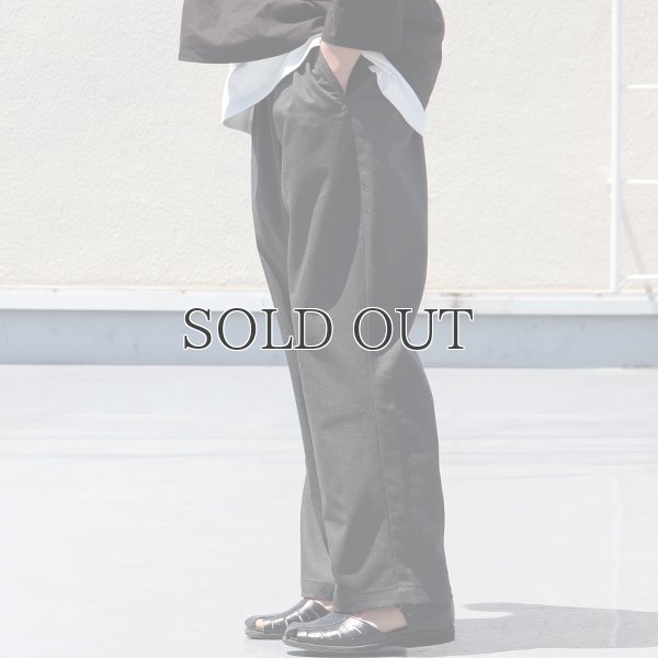 画像5: ギャバジンストレッチ 2タック イージーワイドパンツ【MADE IN JAPAN】『日本製』/ Upscape Audience