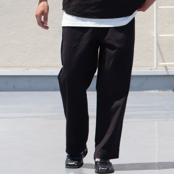 画像15: 馬布ヴィンテージフィニッシュ(ホースクロス) ベイカー ワイドパンツ【MADE IN JAPAN】『日本製』/ Upscape Audience