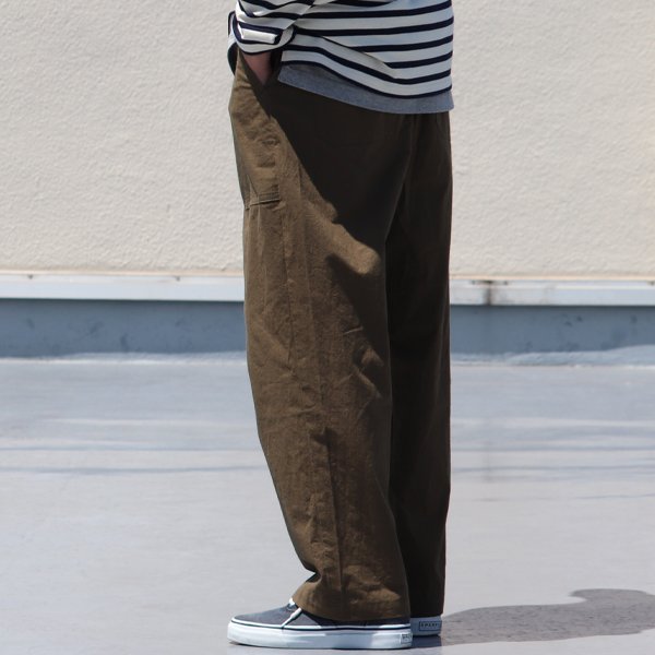 画像13: 馬布ヴィンテージフィニッシュ(ホースクロス) ベイカー ワイドパンツ【MADE IN JAPAN】『日本製』/ Upscape Audience