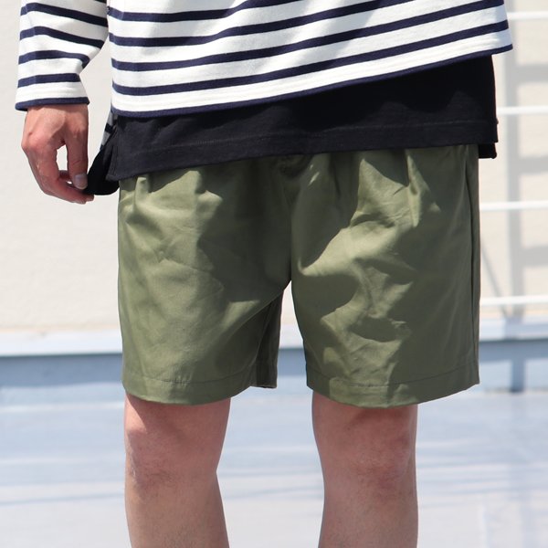 画像7: グリストーンW 綿ナイロン高密度ギャバ 2タックワイドショーツ【MADE IN JAPAN】『日本製』/ Upscape Audience