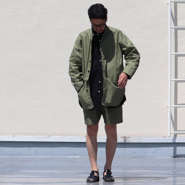 画像7: グリストーンW 綿ナイロン高密度ギャバ ベイカーワイドショーツ【MADE IN JAPAN】『日本製』/ Upscape Audience