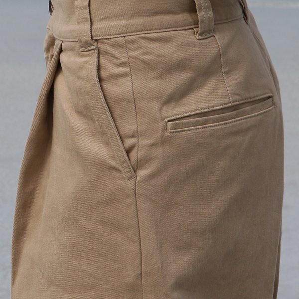 画像19: ヘビーウェイト 7/- コットンツイル 1タックワイドパンツ 【MADE IN JAPAN】『日本製』【送料無料】/ Upscape Audience