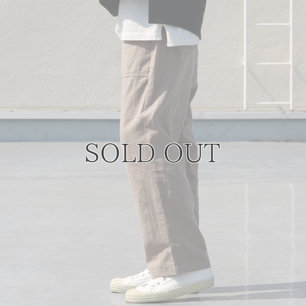 画像5: 綿麻ビンテージソフトキャンバス ベイカー ワイドイージーパンツ【MADE IN JAPAN】『日本製』【送料無料】 / Upscape Audience