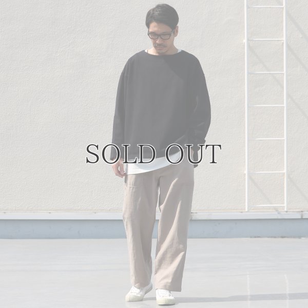 画像8: 綿麻ビンテージソフトキャンバス ベイカー ワイドイージーパンツ【MADE IN JAPAN】『日本製』【送料無料】 / Upscape Audience