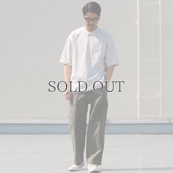 画像8: 綿麻ビンテージソフトキャンバス ベイカー ワイドイージーパンツ【MADE IN JAPAN】『日本製』【送料無料】 / Upscape Audience