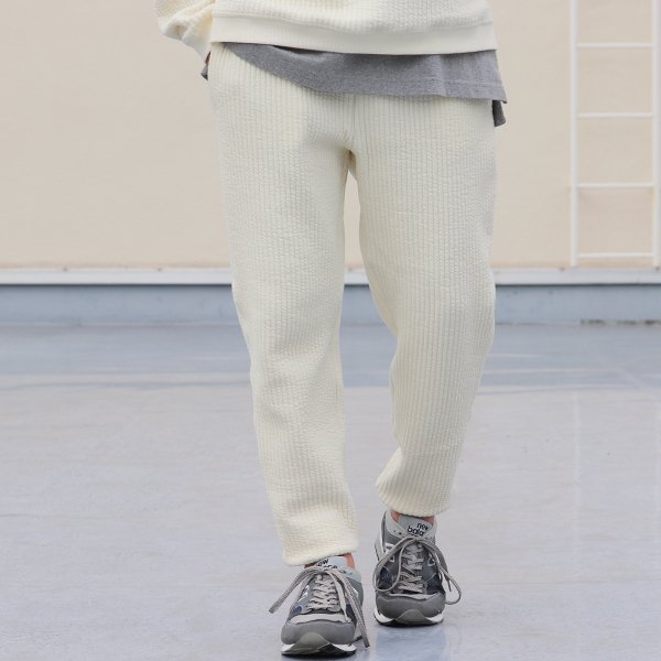 画像6: 「尾州」コットンキルト リブパンツ『日本製』【送料無料】 / Upscape Audience