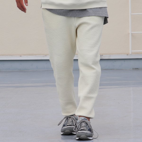 画像7: 「尾州」コットンキルト リブパンツ『日本製』【送料無料】 / Upscape Audience