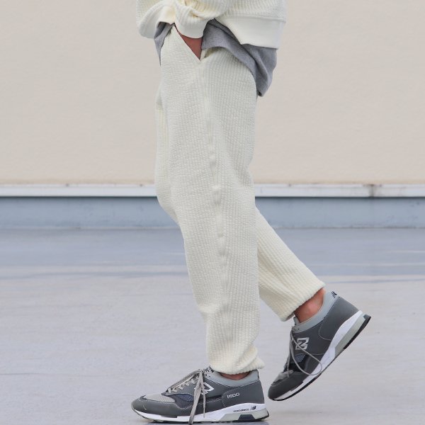 画像8: 「尾州」コットンキルト リブパンツ『日本製』【送料無料】 / Upscape Audience