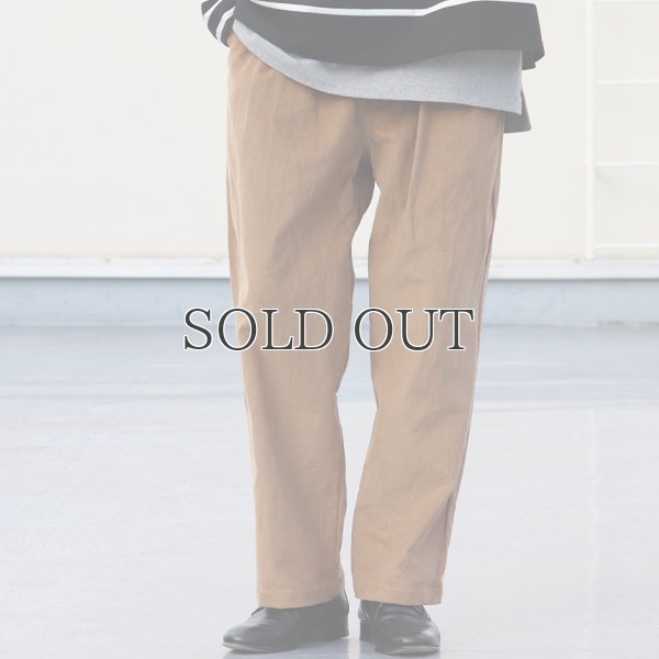 画像3: 14W(ウェール)コール天(コーデュロイ)2タック ワイドイージーパンツ【MADE IN JAPAN】『日本製』【送料無料】/ Upscape Audience