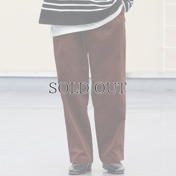 画像13: 14W(ウェール)コール天(コーデュロイ)2タック ワイドイージーパンツ【MADE IN JAPAN】『日本製』【送料無料】/ Upscape Audience