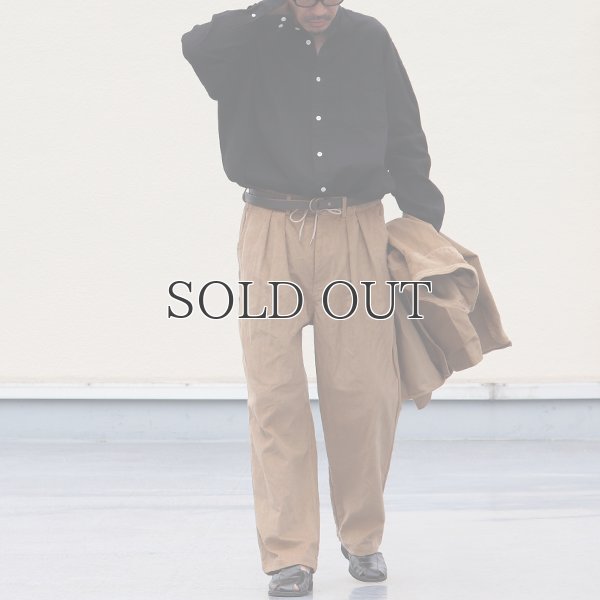 画像9: 14W(ウェール)コール天(コーデュロイ)2タック ワイドイージーパンツ【MADE IN JAPAN】『日本製』【送料無料】/ Upscape Audience