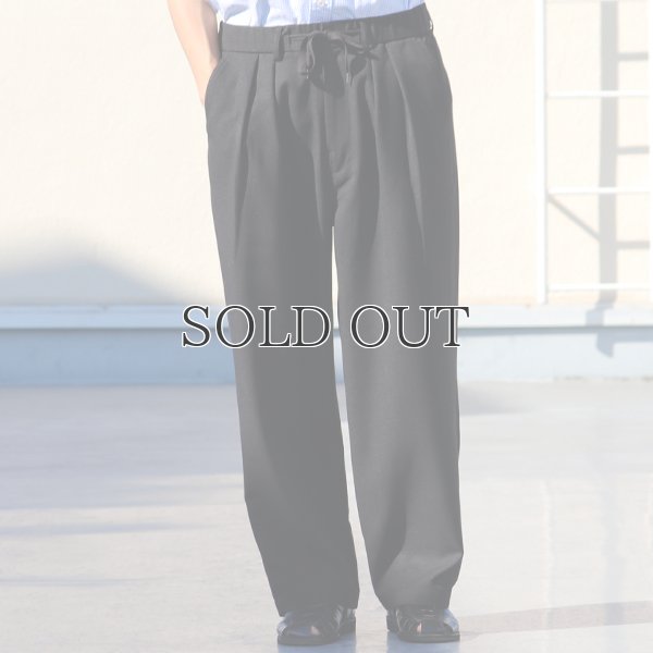 画像8: LANATEC® （ラナテック）LEI （ レイ ）TECH ウールライク ツイル 2タック イージーワイドパンツ【MADE IN JAPAN】『日本製』【送料無料】/ Upscape Audience