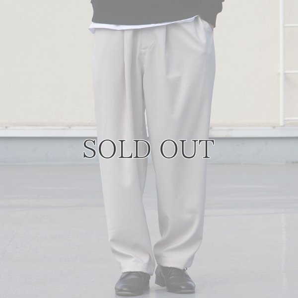 画像7: Reflax®(リフラクス)テック リネンライク ウェザー 1タックワイドイージーパンツ【MADE IN JAPAN】『日本製』/ Upscape Audience