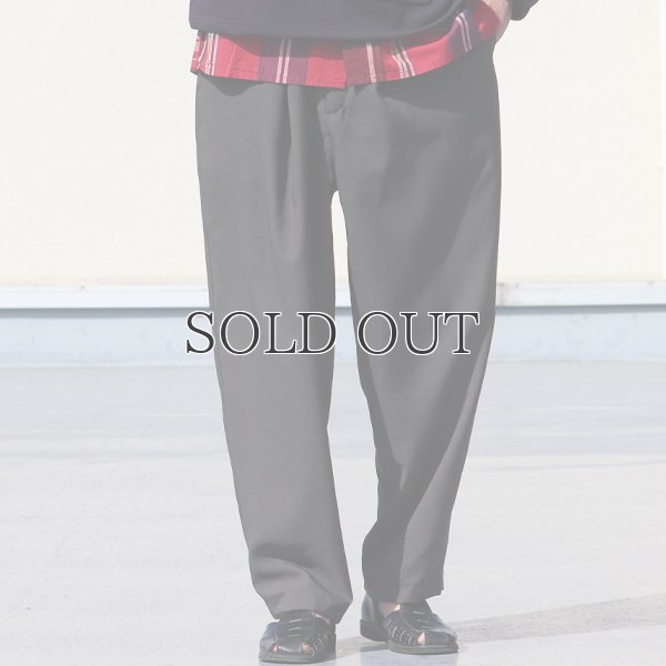 画像4: Reflax®(リフラクス)テック リネンライク ウェザー 1タックワイドイージーパンツ【MADE IN JAPAN】『日本製』/ Upscape Audience