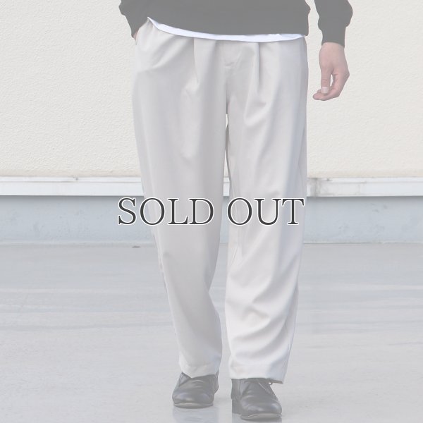 画像5: Reflax®(リフラクス)テック リネンライク ウェザー 1タックワイドイージーパンツ【MADE IN JAPAN】『日本製』/ Upscape Audience