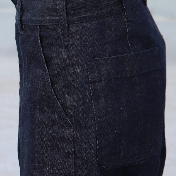 画像16: 「備後」13.75oz 横ベージュ セルヴィッチ 青耳デニム  ベイカーパンツ【MADE IN JAPAN】『日本製』【送料無料】/ Upscape Audience