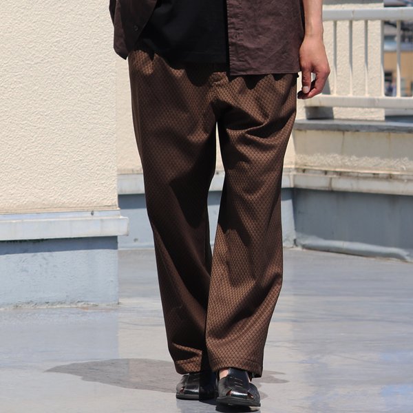画像6: スマートT/R ジャパニーズ トラディショナルパターン 2タック ワイド イージーパンツ【MADE IN JAPAN】『日本製』【送料無料】/ Upscape Audience