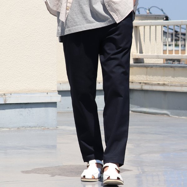 画像7: Reflax®(リフラクス)テック リネンライク ツイルストレッチ 2タック テーパード イージーパンツ【MADE IN JAPAN】『日本製』/ Upscape Audience