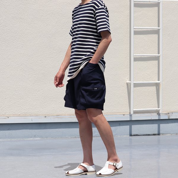 画像8: TECH サッカーストライプ ストレージ カーゴ ポケット イージーショーツ【MADE IN JAPAN】『日本製』 / Upscape Audience
