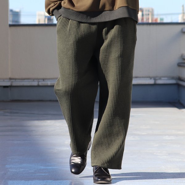 画像9: 「尾州」コットンキルト 2タック ワイド イージーパンツ『日本製』【送料無料】 / Upscape Audience