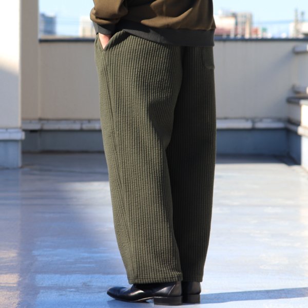 画像10: 「尾州」コットンキルト 2タック ワイド イージーパンツ『日本製』【送料無料】 / Upscape Audience