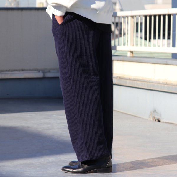 画像12: 「尾州」コットンキルト 2タック ワイド イージーパンツ『日本製』【送料無料】 / Upscape Audience