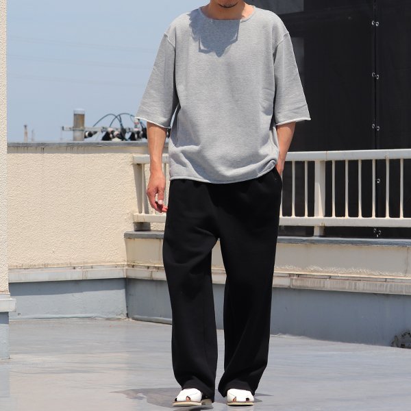 画像20: French Terry ソフト裏起毛 2タック ワイドイージーパンツ【MADE IN JAPAN】『日本製』/ Upscape Audience