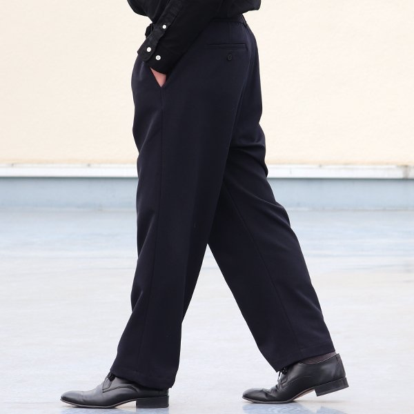 画像5: Naturemier（ナチュレミア）TECH　ウールライク　2タック イージーワイドパンツ【MADE IN JAPAN】『日本製』【送料無料】/ Upscape Audience